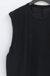 BORIS BIDJAN SABERI Black Sleeveless Dress ONE PIECE DRESS4 FTT00001 (WDRESS4 F035)